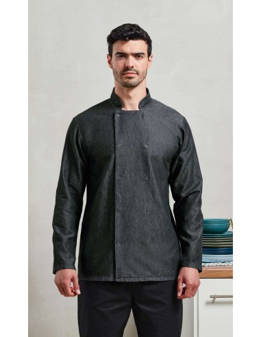 P-PR660-Denim Chefs Jacket